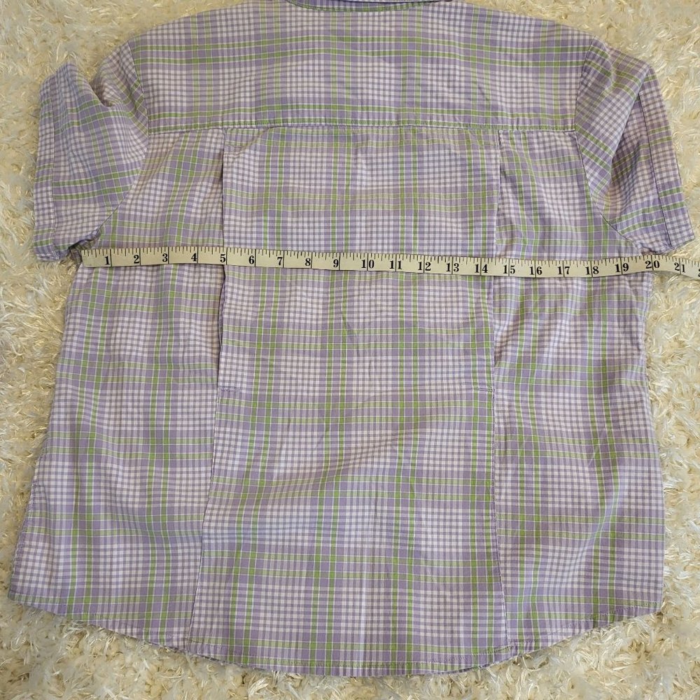 Cato Women's Button Blouse w/Tank, Pastel Purple, Medium/Large - Picture 10 of 12